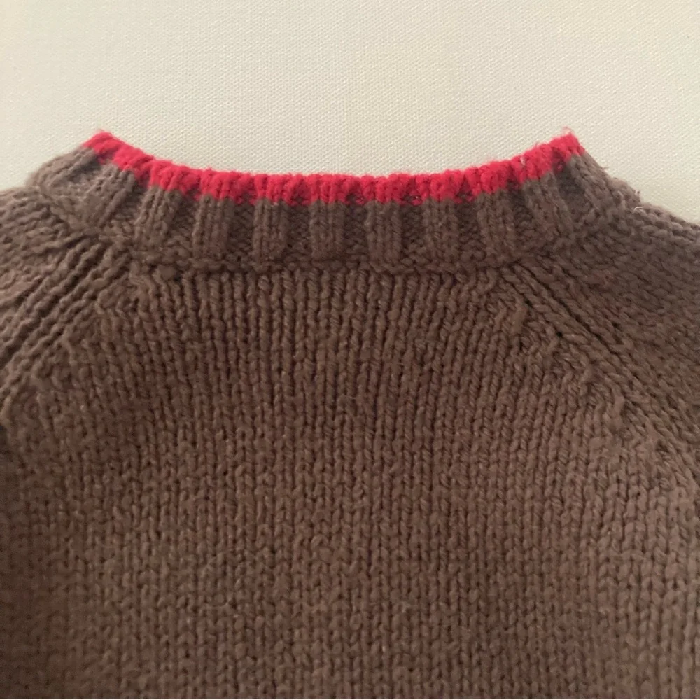 Gymboree Baby Boy 18-24 Months Fall Sweater Thanksgiving Brown Orange NWT